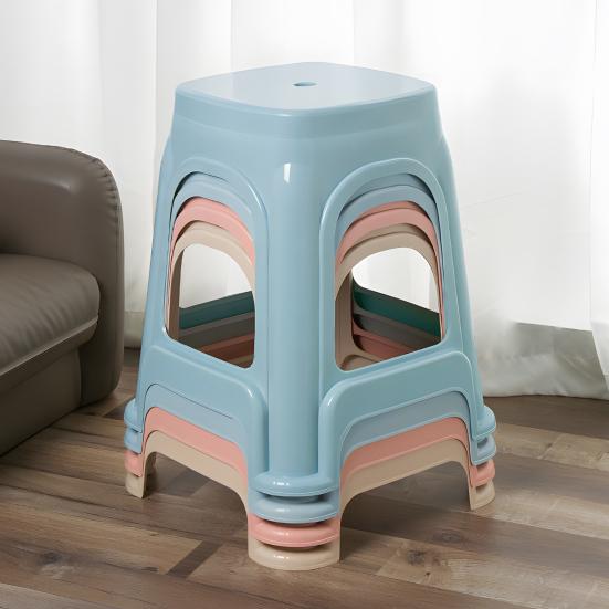 Stackable Classroom Stools Plastic Teacher Chair Indoor Outdoor Flexible Seating Decorative Stools Round Classroom Chairs