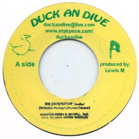 

7inch Record WINSTON REEDY - My Superstar / Version DND050 Duck & Dive 2010 UK Soul/Funk Used