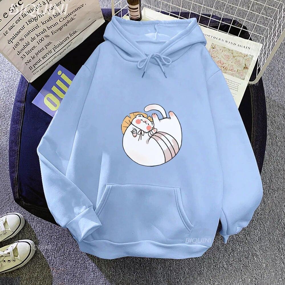 

Толстовки с героями мультфильмов Tian Guan Ci Fu TGCF, зимняя женская толстовка унисекс, весна/осень, толстовка унисекс, Harajuku Sudadera, кавайная одежда L