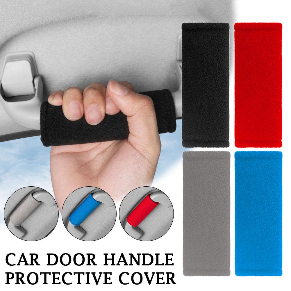Autogriff Schutzabdeckung Auto Innenraum Decken Griff Dach Wildleder Zieh Zubehör Armlehne Auto Abdeckung Handschuhe Schutz P9Q5