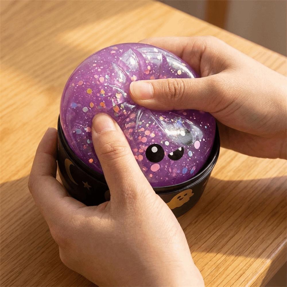 Glittering Soft Squishy Toy Simulated Slow Rebound Toy Pinch Toy Bun Sensory Balls Children's Gift