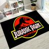 Classic Jurassic Park Dinosaur Movie Tyrannosaurus Rex Rug for Bedroom Living Room Sofa Home Doormat Decor,Non-slip Floor Mat