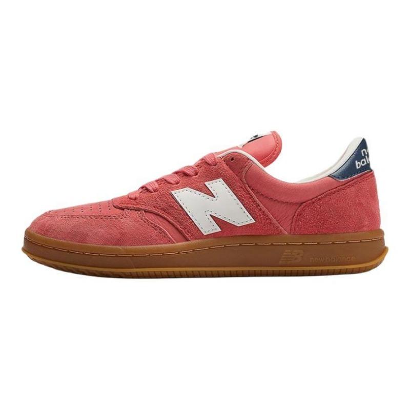 New Balance T500 Unisex Comfort Thin Sole Low Top Skate Shoes Red White CT500AB 38