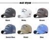 Retro Cap Peaked Style Shark Embroidered Baseball Cap Large Brim Size Adjustable