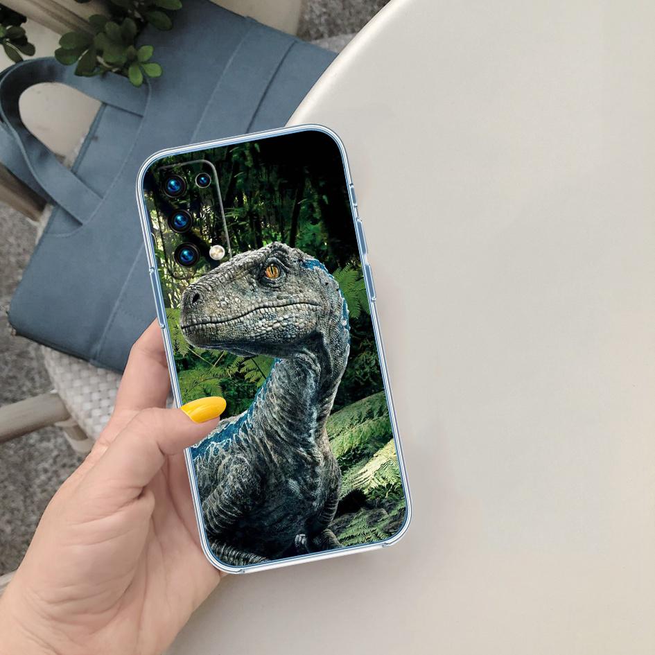 LO31 Dinosaur Transparent Phone Case for LG K22 K30 K40 K40S K41 K42 K50 K50S K51 K51S K52 K61 K62 K71 K92 Q60 Q61 V40 V50 V60