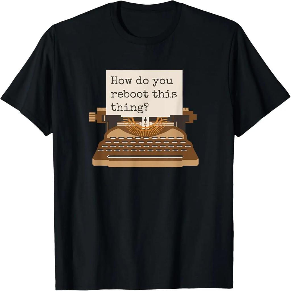 Writers Vintage Typewriter for Computer Geeks Tshirt