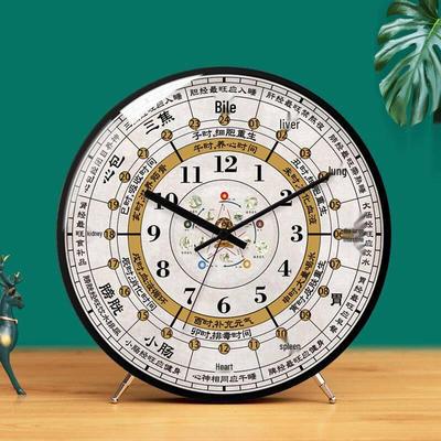 Zi Wu Liu Zhu Bagua Silent Desk Clock for TCM Health, Beauty Salon, SPA, and Home Use