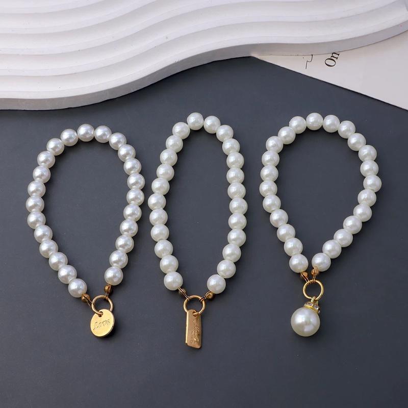 Elegant Pearl Beaded Phone Lanyard, Anti-Drop Hanging Cord, Keychain & Phone Case Strap, Stylish Jewelry Gift for Women