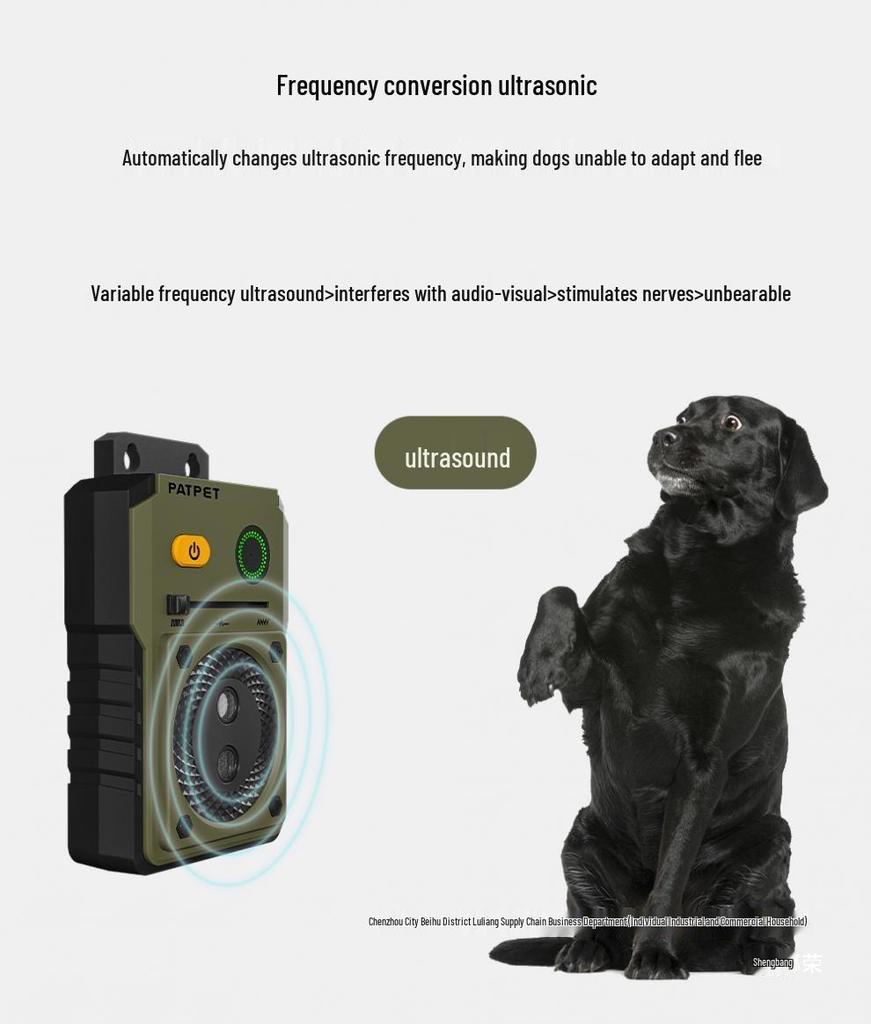 Anti-Barking Ultrasonic Dog Trainer and Repellent
