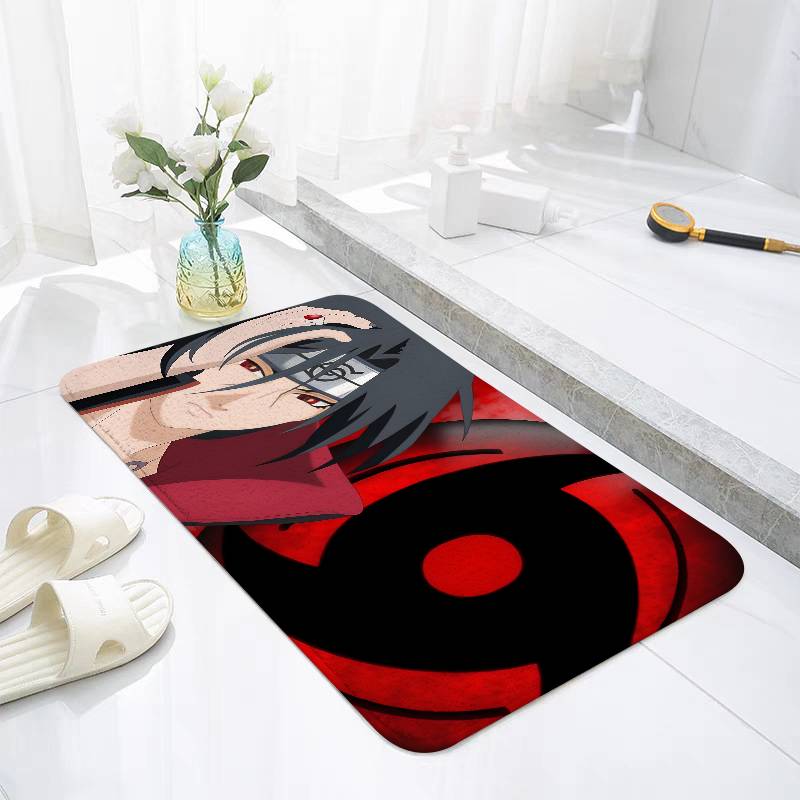 N-narutoS-Itachi-U-uchiha Fußmatte für Wohnzimmer Kissen Modern Weich Flauschig Heimteppich für Kinderzimmer Spielteppich