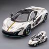 AAYF1 1:24 P1 Senna Car Toy Model Alloy Diecast Doors Opened Supercar Wheel Steering Shock Absorption Models for Children's Toys