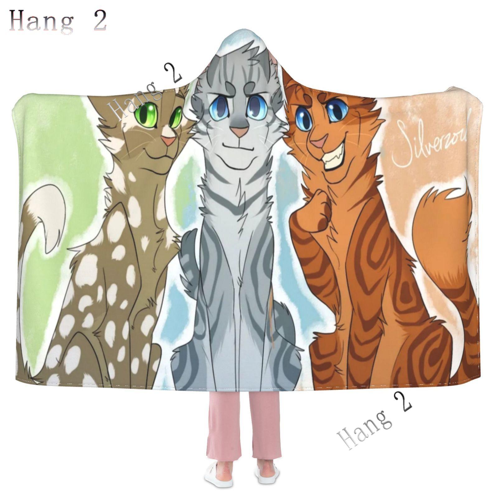 Warriors Cats Hūdija Segas Valkājamas Pārklājuma