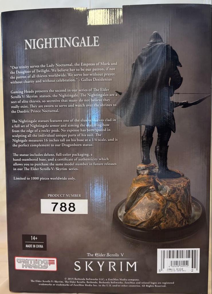 [USED] Nightingale Skyrim 1/6 Scale Statue