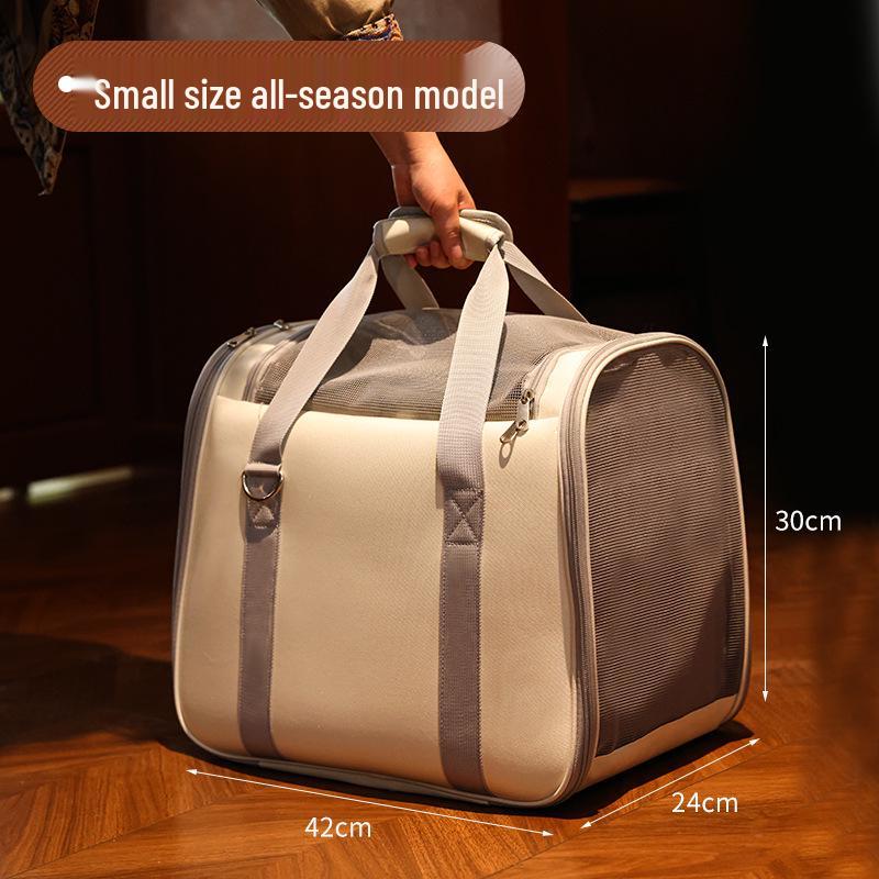 

Дышащая портативная сумка-переноска для кошек – Удобная дорожная наплечная сумка для кошек Handbag