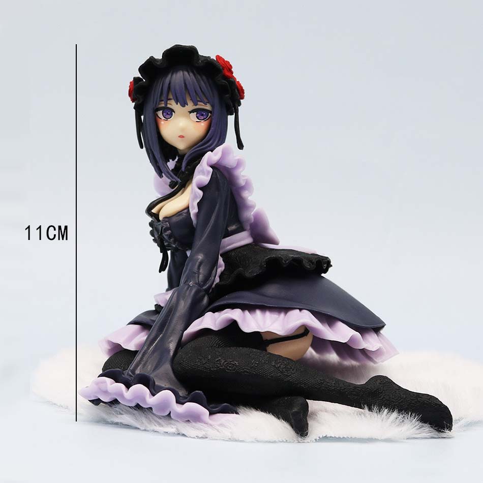 19cm My Dress-Up Darling Anime Figure Black Maid Outfit Kitagawa Marin Action Figure Shizuku Kuroe Figurine Collection Model Toy