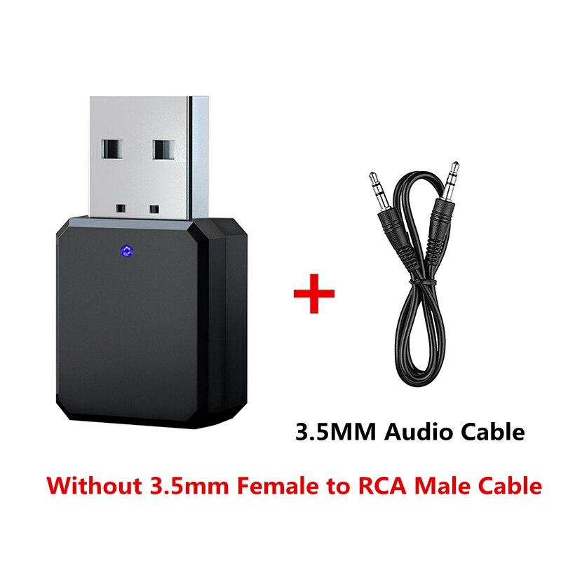 Bluetooth 5.0 Audio Receiver Stereo Music USB Wireless Adapter RCA 3.5mm AUX Jack For Car Kit Wired Speaker Headphone Amplifier