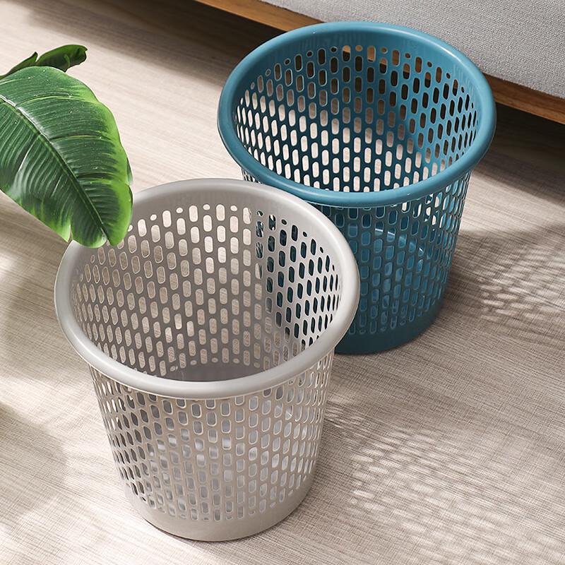 BAIWEN Hollow Plastic Trash Can