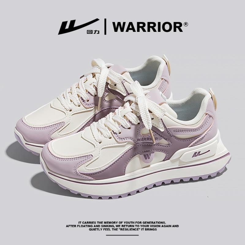 Warrior Damen Frühherbst 2025 Sneaker - Vielseitige Dad-Schuhe mit dicker Sohle
