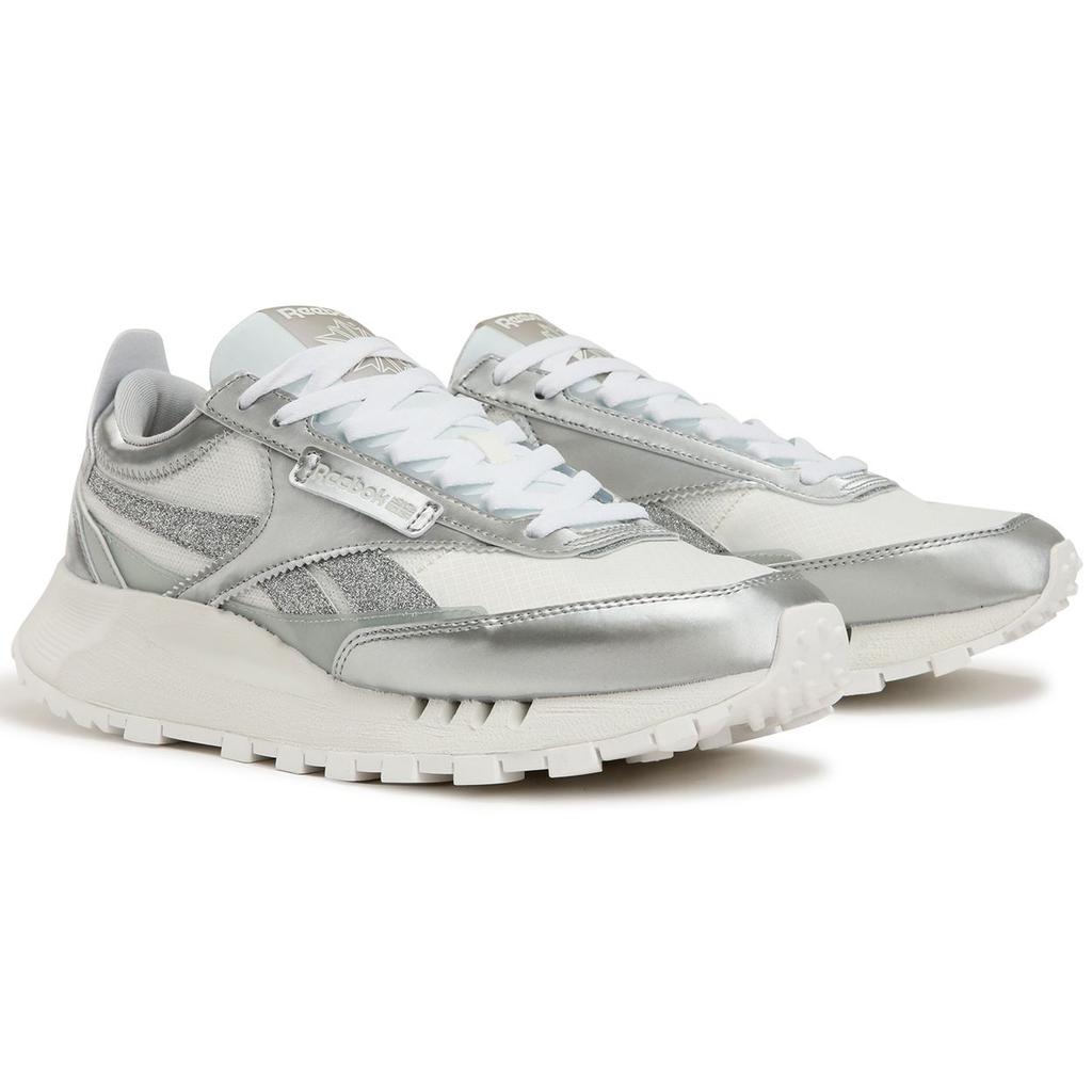Reebok Cl Legacy W Retro Classic Trendy Comfortable Versatile Thick Sole Low Top Running Shoes Unisex Sneaker Light-Silver 25SRC903U1GW1