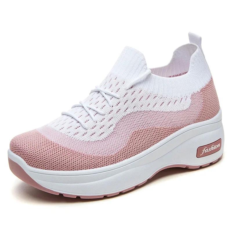 Vânzător Primăvară și Toamnă Pantofi Casual de Damă cu Talpă Groasă Nouă Pantofi de Damă Confortabili Respirabili Sneaker