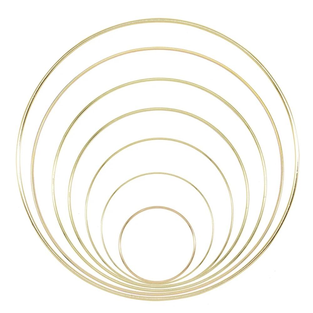 Iron Round Rings 10-50cm Garland Rings Garland Hoop Decoration Flowers Hoop  Home Decoration