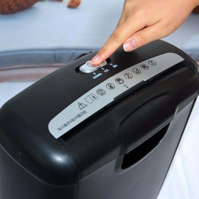 Intelligent Paper Shredder 10L Large Capacity Electric Mute Shredder Mini Household Office Paper Shredder Cutter