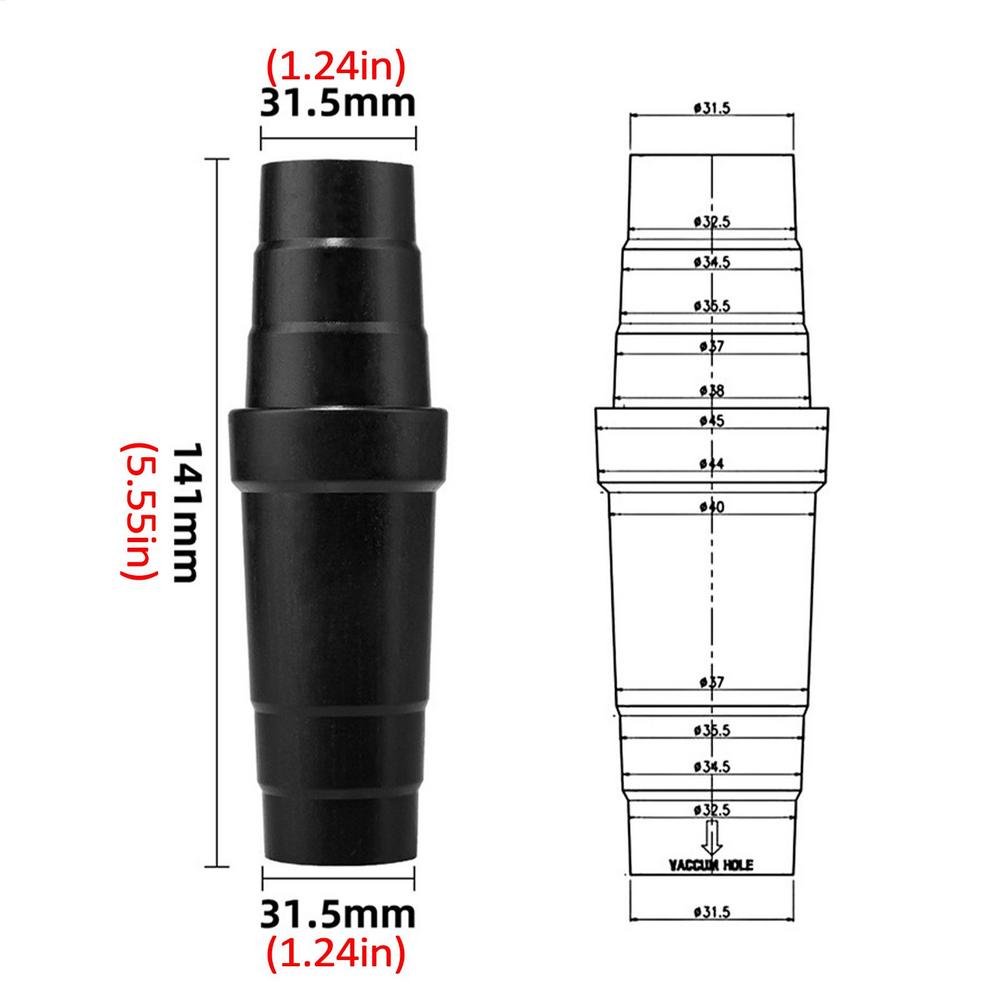 

New Universal Vacuum Hose Adapter, Multi-Size Connector For Flooring, Carpet, Furniture, Auto & Bedding Cleaning tool