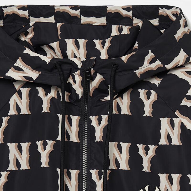 New MLB Jackets Unisex Black 3AWJM0131-50BKS