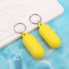 Waterproof Plastic Keychain Ornament, Oval Hollow Beach Keychain, Beach Floating Keychain, Water Rafting Pendant