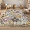 BOHO Style Carpet for Homestay Hotel Decorative Floor Mat Living Room Fully Covered Bedroom Bedside Large Size Washable Rugs