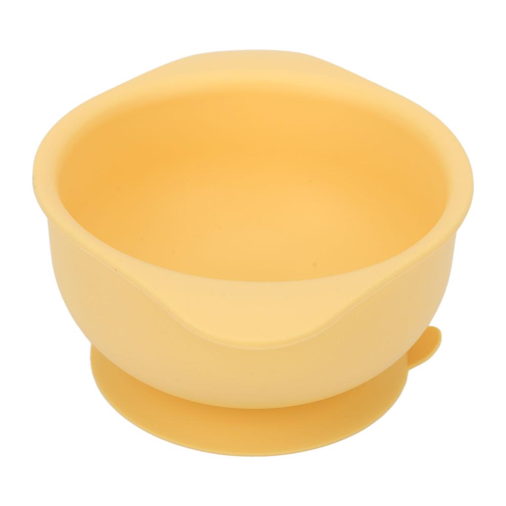 Silikonowa miska z ssaniem, odporna na wysokie temperatury, zapobiegająca obracaniu się dla dzieci w podeszłym wieku