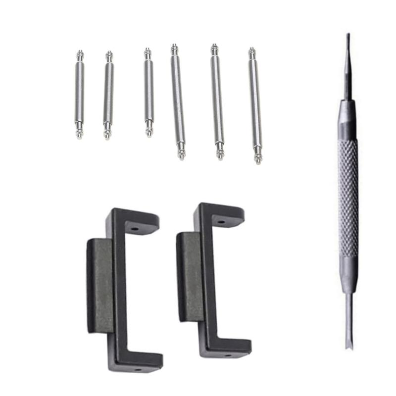 

22mm Strap Adapter Connector Wrist Strap Link for DW-5600 DW-6900 DW-9052 GLS-8900 Watches, Includes Installation Tools