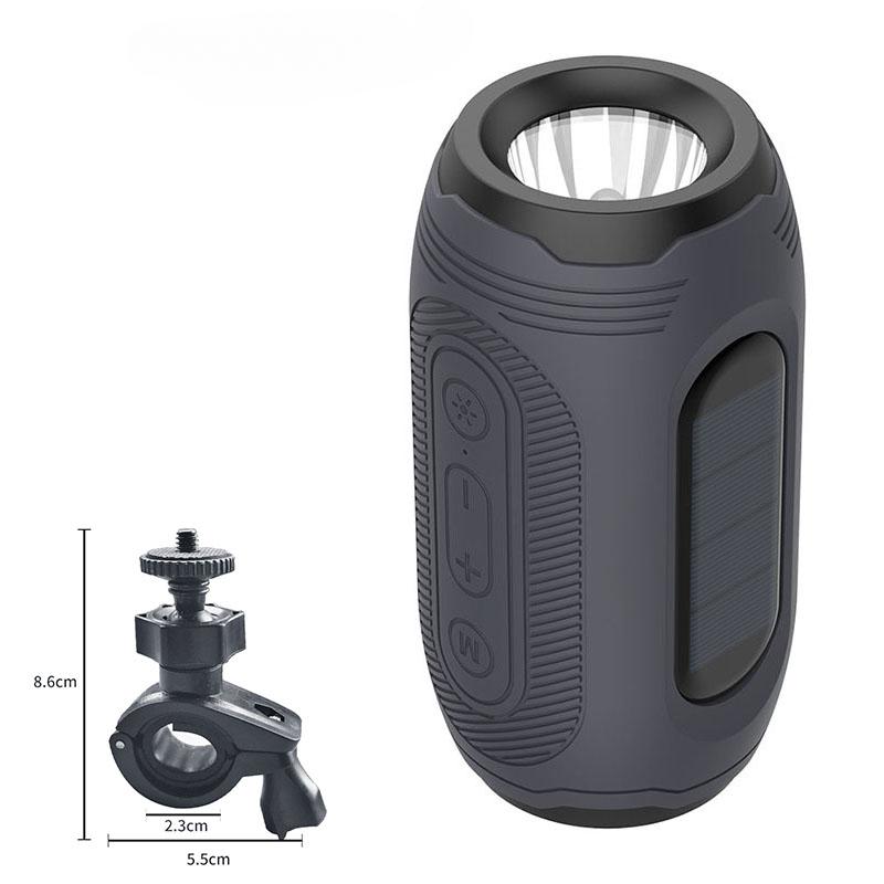 A4 Wireless Bluetooth Speaker Solar Charging Outdoor IPX5 Waterproof Sound Rechargeable Battery with Microphone
