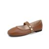 Vintage Square Toe Fashion Single Shoes 2025 Spring Autumn Women's Soft Sole Comfort Mary Jane Shoes Non Slip Party Dress Shoes