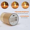 Flameless Candles 3D Wick Electric LED Candle Battery Operated with Remote Control for Party Hotel Wedding Birthday Decoration