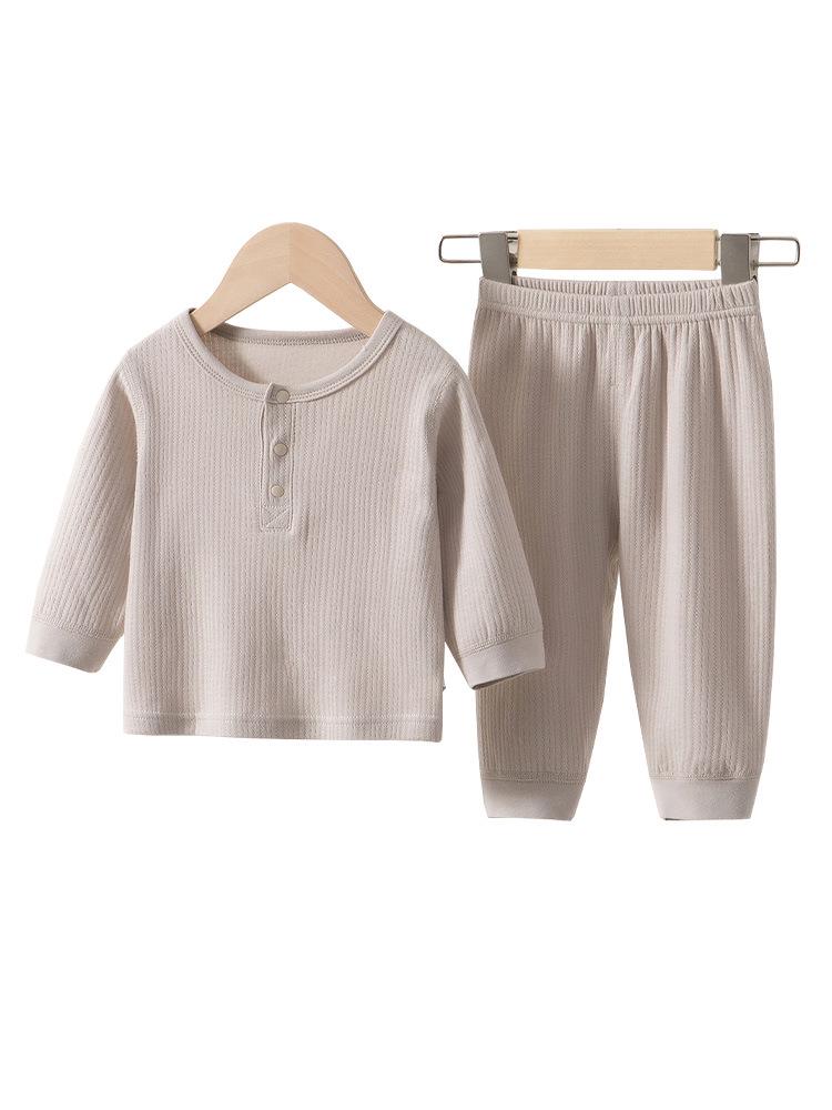 Newborn Baby Two-Piece Underwear Set - Tagless Spring & Autumn Homewear