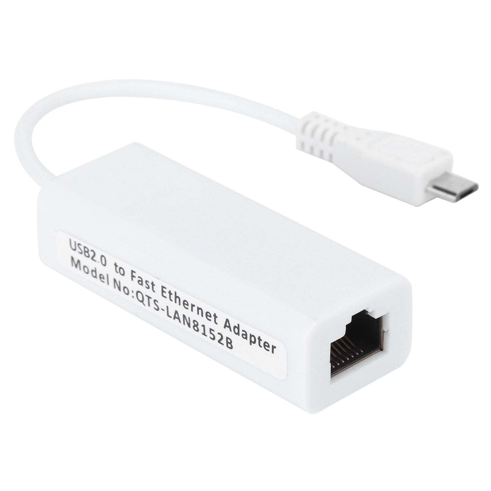 

Network Card Adapter Micro USB to RJ45 Ethernet Port for Raspberry Pi Zero 1.3 W Motherboard