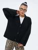 Women's Thick Pink Knit Cardigan - European & American Style
