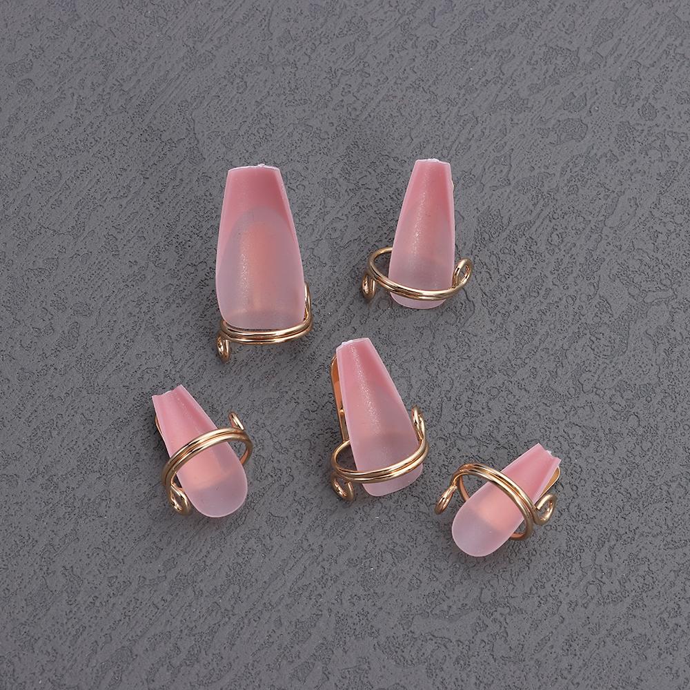 Causal Nail Rings Removable Phalanx Ring High Quality Fingertip Nail Rings  Nail Art Decoration