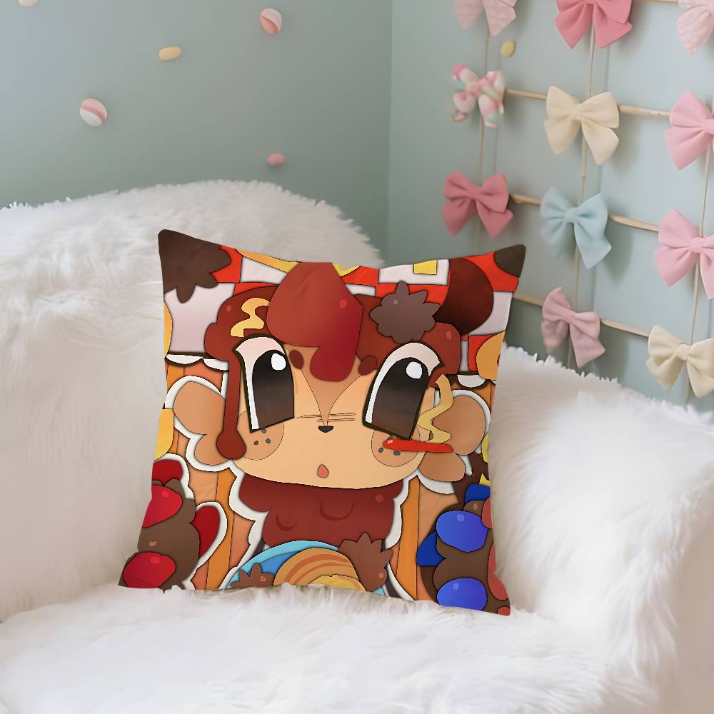 Cosmo Vee Case Plush Fabric Soft Pillowcase Double Sided Print Cushion Cover Household Gifts