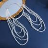 Round Bead Body Chain Jewelry Handmade Jewelry Bridal Tassel Necklace  Bridal Accessories