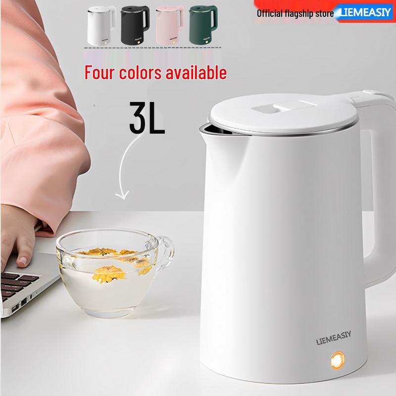 Compact Electric Kettle with Boiling & Insulation Features for Dorm or Home Use