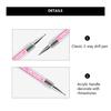5Pcs Double-ended Nail Dotting Pen with Sparkling Rhinestones Handle, Dotting, Gems Picker Tool