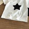 Top Estivo a Maniche Corte per Bambini Top per Ragazzi T-shirt Stampata Carina Top Comodo e Traspirante