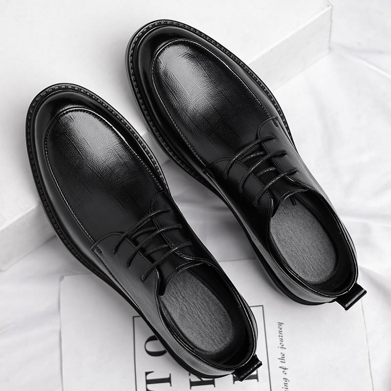 Fashion Spring Autumn Men Oxford Shoes British Casual Business Flats Formal Dress Footwear Classic Man Casual Shoes Derby Shoes Sneakers