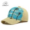 Hat Men's Sunscreen Visor Hat Personalized Graffiti Hand-painted Cap Women's Summer Straw Hat Baseball Cap