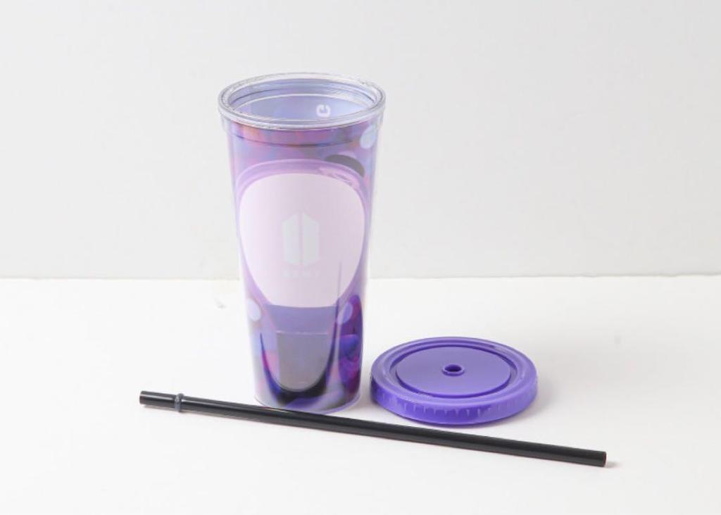 [USED] Korea Megabox Exclusive BTS ARMY Cup with Straw Bucket Limited Edition