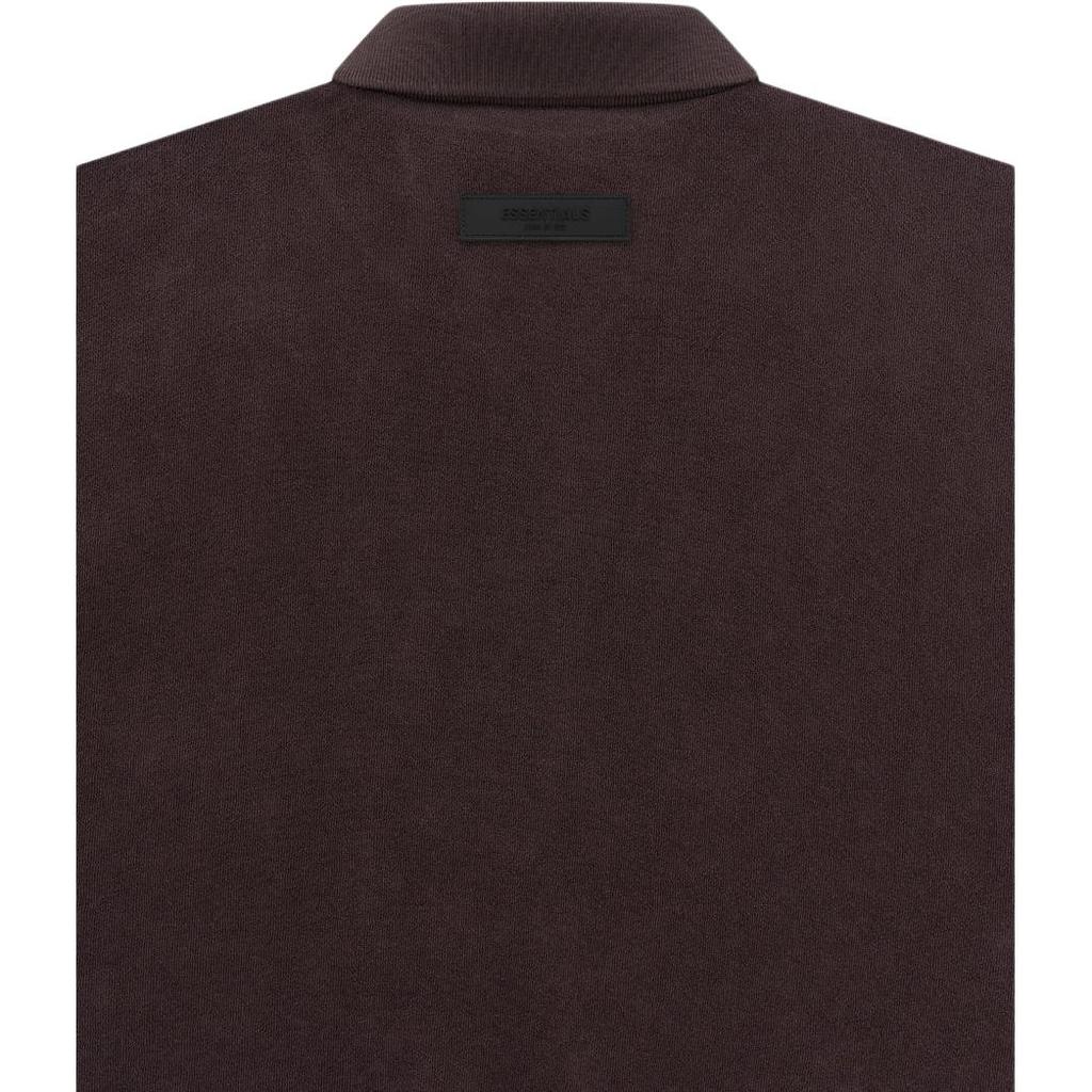 Fear of God Essentials SS23 Short Sleeve Terry Polo Men Tops Plum FOG-SS23-341