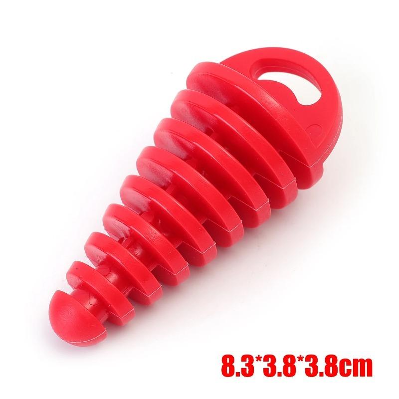 Universal Motorcycle Exhaust Plug Muffler Hole Cover Rubber Dustproof and Waterproof Protector Cap for Off-Road Bike Maintenance