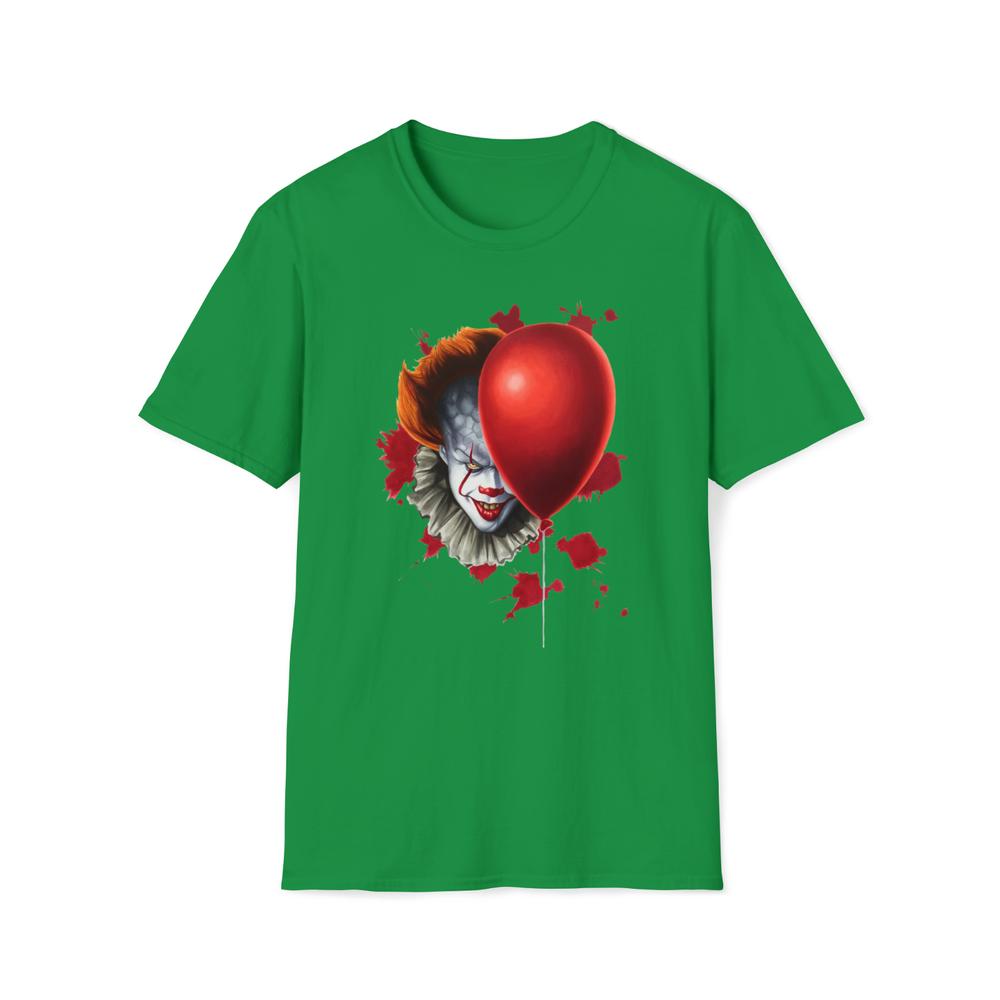 Pennywise Tshirt Horror Movie Tshirt It Clown Graphic Tee Halloween Tshirt S